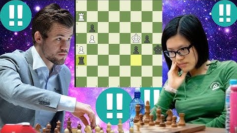 Leading chess game 3, Magnus Carlsen vs Hou Yifan  4