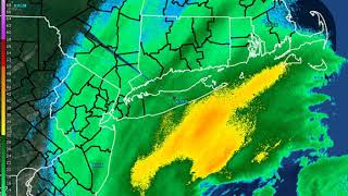 KOKX Reflectivity Loop of the January 4, 2018 Blizzard