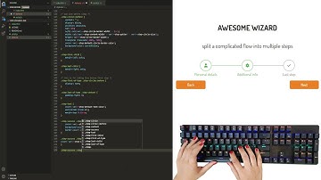 ASMR Programming - Step Progress Bar coding - no Talking