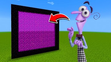 How to Make A Portal To The Inside Out 2 Fear Dimension in Minecraft!