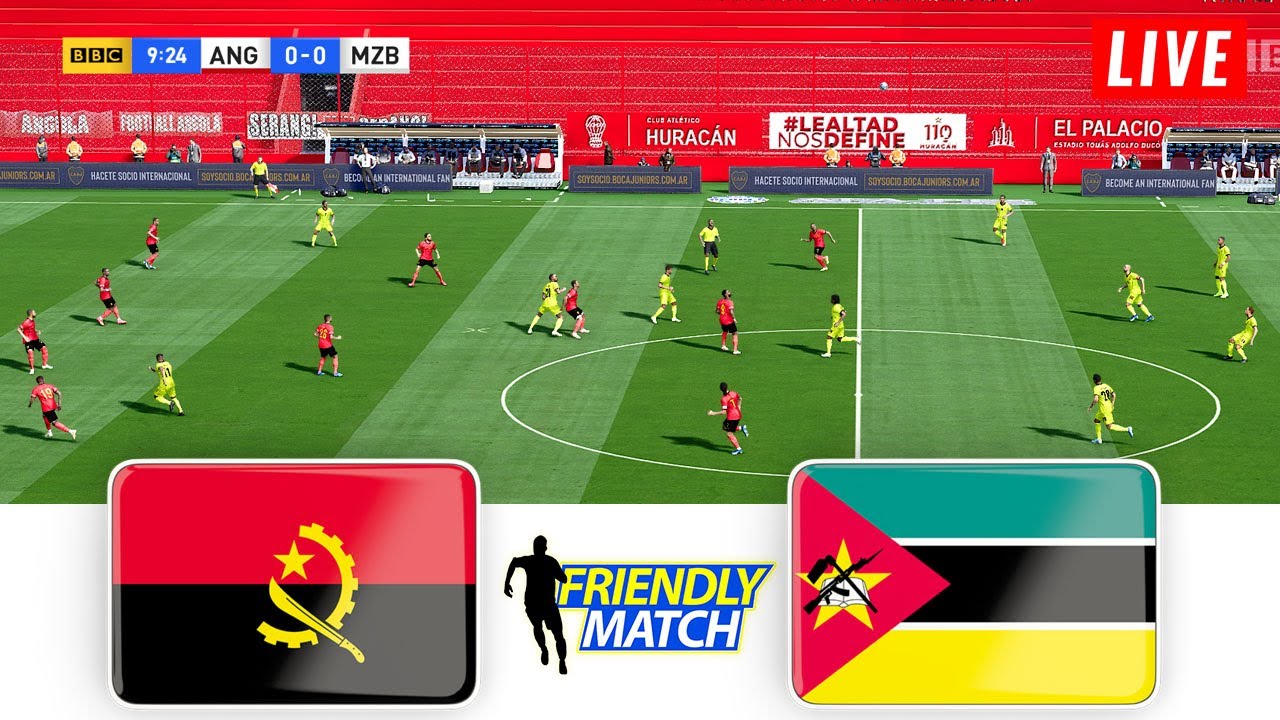 🔴ANGOLA vs MOZAMBIQUE LIVE TODAY ⚽ INTERNATIONAL FRIENDLY MATCH 2023 ⚽ FOOTBALL GAMEPLAY HD