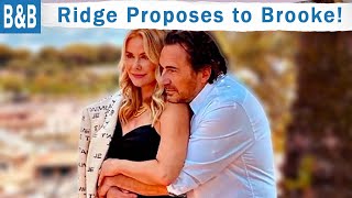 Ridge and Brooke’s Romantic Reunion Reveled: The Bold and The Beautiful Spoilers