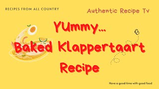 Authentic Recipe | Baked klappertaart recipe from Manado Indonesia screenshot 1