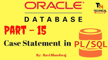 Case Statement in PL/SQL