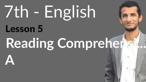 7th Class English, Ch 5 - Traffic Sense - Reading Comprehension -7th Class English Punjab Board