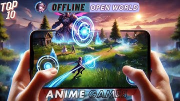 Top 10 Offline Open world Games in anime style for Android and iOS| U must try🔥!