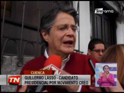 Guillermo Lasso satisfecho con proclamación de resultados