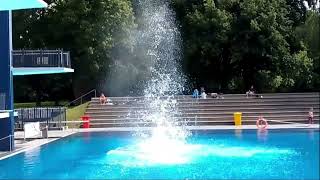 die Besten Arschbomben und Saltos Tickcks vom Arschbomben Contest aus  Köln