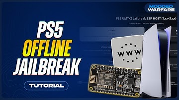 Jailbreaking the PS5 Offline with an ESP device (5.50 or lower)