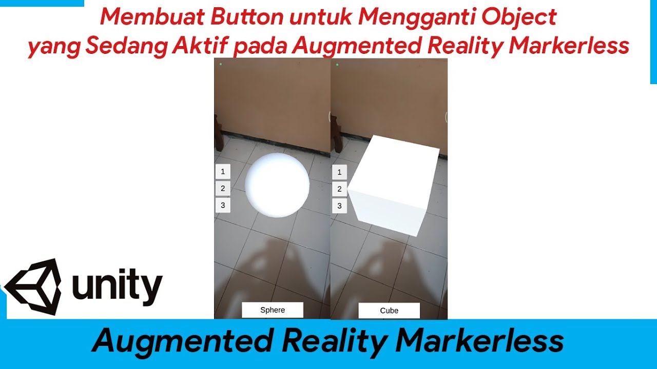 Membuat Button untuk Mengganti Object yang Sedang Aktif pada Augmented ...