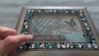 Cottage Garden jeweled music box- Available with different messages