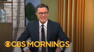 Comedian and TV host Stephen Colbert discusses new pickleball competition special, 