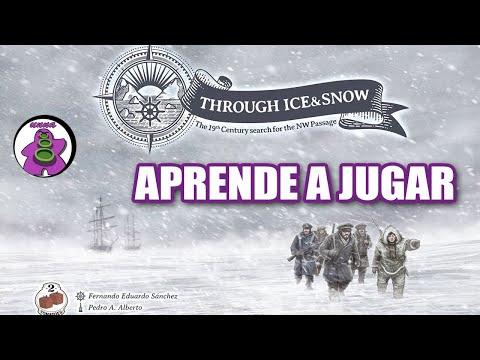 THROUGH ICE & SNOW - Cómo se juega - TUTORIAL - Juego de Mesa