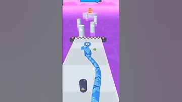 Snake Run Race level 6🐍🐍🏆 #youtubeshorts #gameplay #gaming #viral #snakerunrace @harshu-lavi