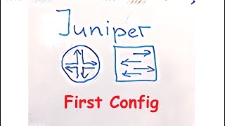 Juniper 01 Начальная конфигурация. Учетка, IP адресс, доступ.