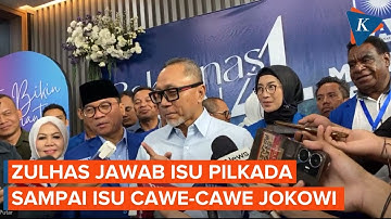 [FULL] Pernyataan Zulhas Usai Rakernas soal PIlkada hingga Isu Cawe-cawe Jokowi