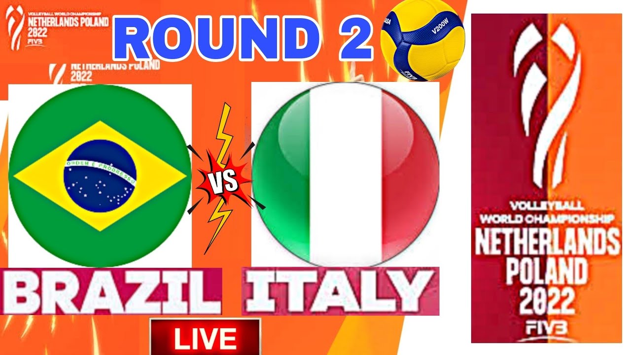 VOLLEYBALL WORLD CHAMPIONSHIP BRAZIL vs ITALY (Livescore) YouTube