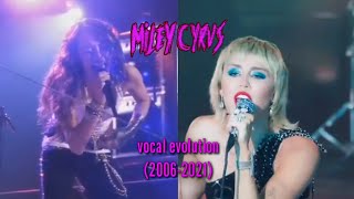 Miley Cyrus - Vocal Evolution (2006-2021)