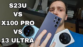 Жесткая битва Samsung galaxy s24 ultra vs vivo x100 pro vs xiaomi 13 ultra обзор и сравнение камер