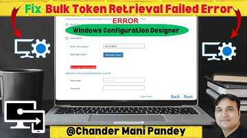 Fix Bulk Token Retrieval Failed Error in Microsoft Intune Bulk Enrollment Package