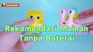 Unboxing Mainan Burung Hantu Kuning dan Siput Pink