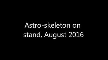 Astro skeleton on stand, August 2016