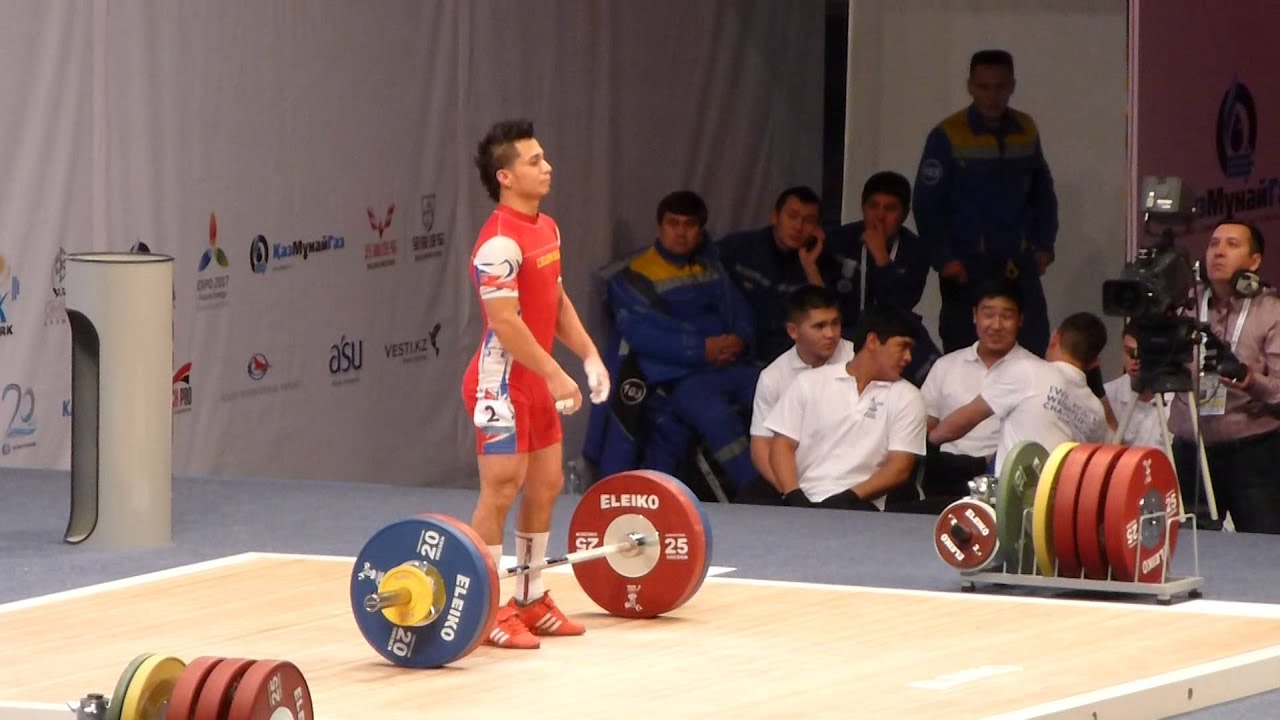 Almaty 2014 Men 56 kg Carlos Andres Berna Gonzalez snatch 118 kg