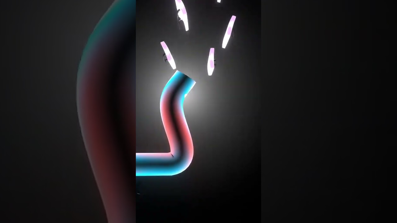 Relaxing music video of a bouncing ball 