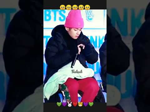 Jungkook🐰can't take his eyes off Tae🐯🥺🥺💜.Bcoz Tae not feeling well. Jungkook so worried about him🥺🥺