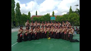 Detik Detik Serah Terima Jabatan Dewan Penggalang Pramuka SMP Negeri 1 Kawunganten