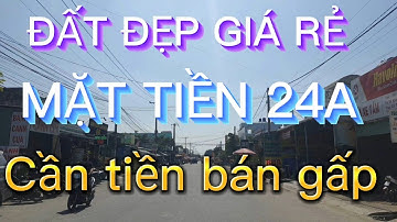 chủ ngợp cần tiền bán gấp cặp nền mặt tiền đường 24a khu dân cư tân đức | đức hòa