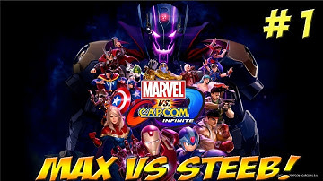 Max vs. Steeb! Marvel vs Capcom: Infinite Part 1 - YoVideogames