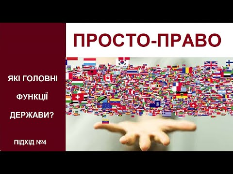 ПРОСТО-ПРАВО! Підхід№4 Головні функції держави!