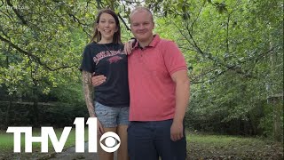 Arkansas woman meets stem cell donor from Germany