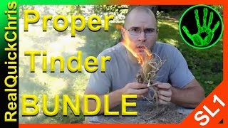 are you using these tricks to start your next fire with the proper tinder bundle