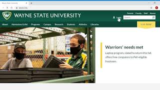 Logging into Canvas through Academica