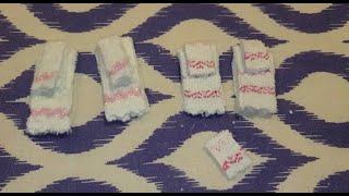 Dollhouse Bath Towels @DollhouseTutorials