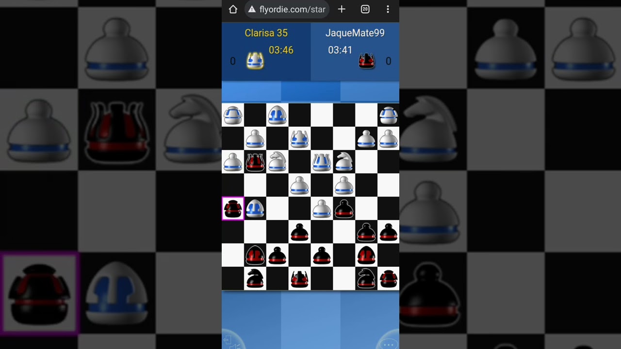 jugando ajedrez flyordie en sala relámpago 