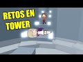 RETOS EN TOWER OF HELL CON LYNA EN ROBLOX!! ¿ME ENOJARÉ?