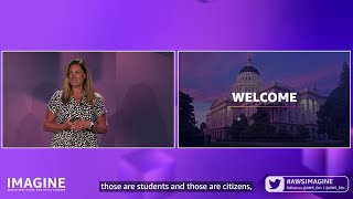 AWS IMAGINE for education, state, and local leaders 2023 – Keynote with Kim Majerus