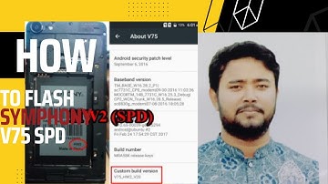 how to flash symphony v75 spd without box