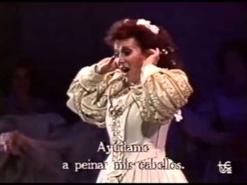 DENIA MAZZOLA - 'Son vergin vezzosa' (I Puritani) - Barcelona, 1990