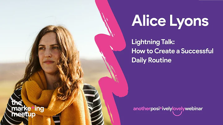 Lightning Talk: Alice Lyons - How to Create a Succ...
