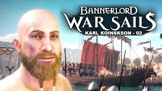 Combat naval avec notre flotte sur mer déchaînée ! // Bannerlord War Sails FR ép.02