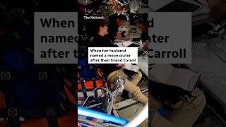 Celebrity When her husband named a moon crater after their friend Carroll Wealth