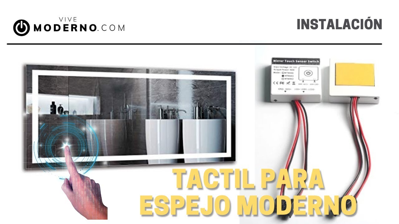 Instalación de Sensor Táctil para Espejo ViveModerno.Com