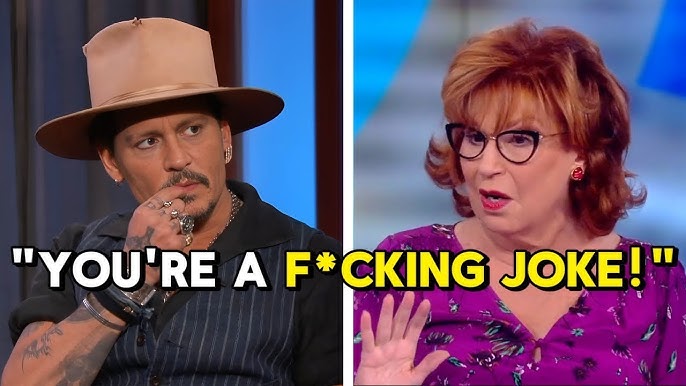 Johnny Depp Kicked Off The View After Heated LIVE Clash With Joy Behar -  YouTube