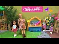 Barbie and Barbie Sister Chelsea Meet New Friends in ZOO and Ken Getting Ready for Fishing Trip