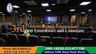 3rd International Symposium on Linguistics and Literature 2022 | Department of English , ISP