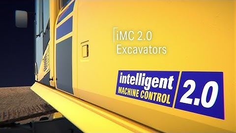 intelligent Machine Control 2.0:  main features for excavators
